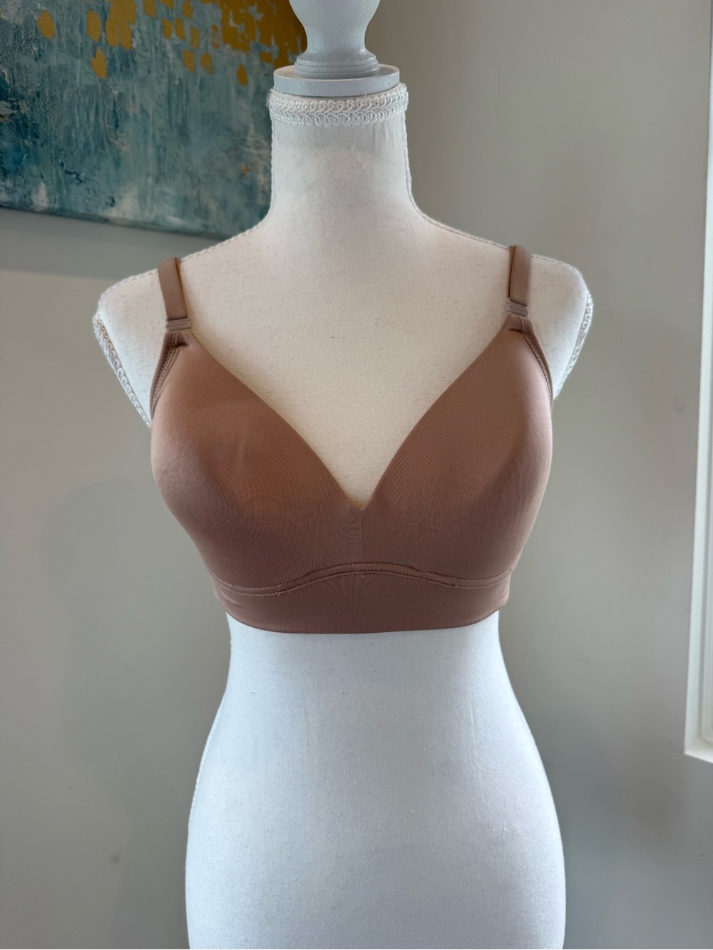 Warner's Wireless Smooth Molded Bra - Brown Size 36B